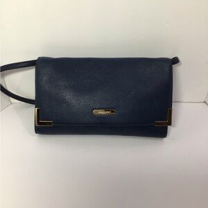 Michael Kors Handbag,leather, blue,over the shoulder strap.Perfect for summer .